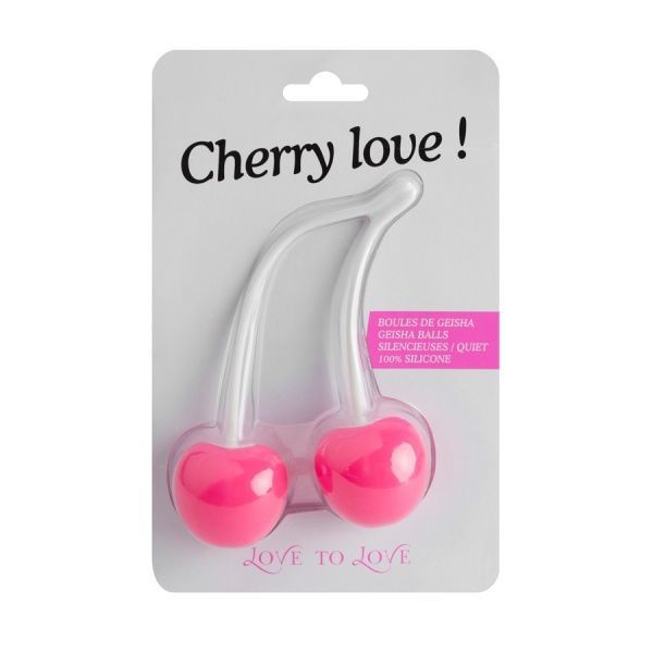 Love To Love (Франція) Вагінальні кульки Love To Love CHERRY LOVE, діаметр 3,5 см, маса 77 г