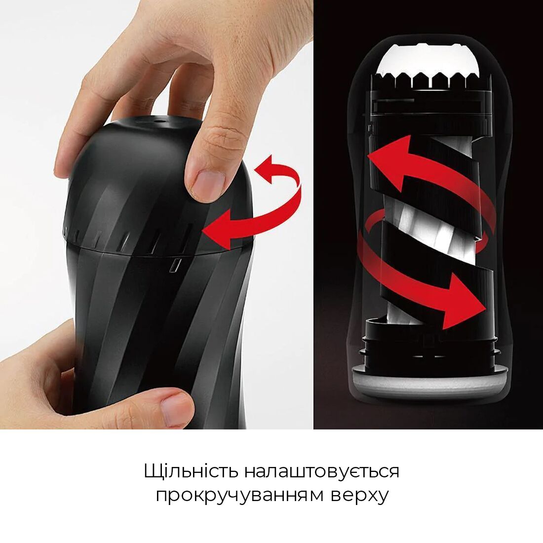 Tenga (Япония) Мастурбатор Tenga Air-Tech Twist Ripple Blue зі змінною тугістю обхвату, ефект глибокого мінету