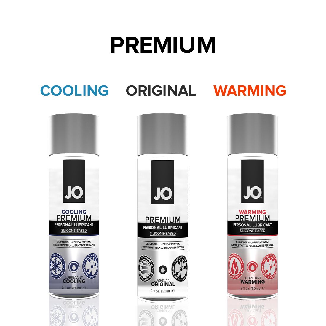 JO (США) Охолоджувальний лубрикант на силіконовій основі JO PREMIUM — COOLING (30 мл)