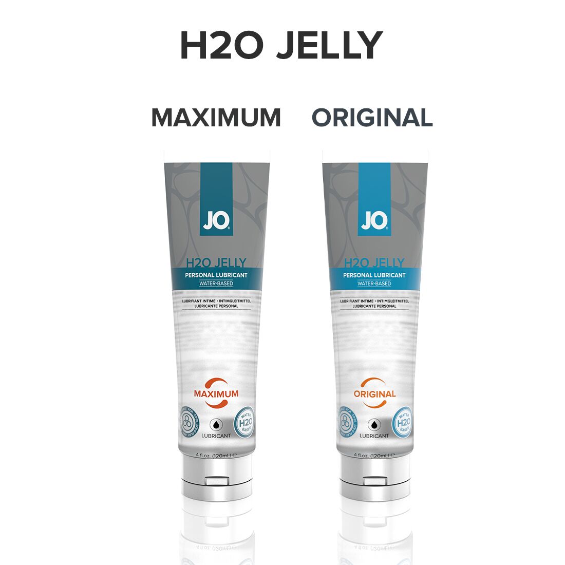 JO (США) Густий лубрикант на водній основі JO H2O JELLY — MAXIMUM (120 мл)без парабенів і пропіленгліколю