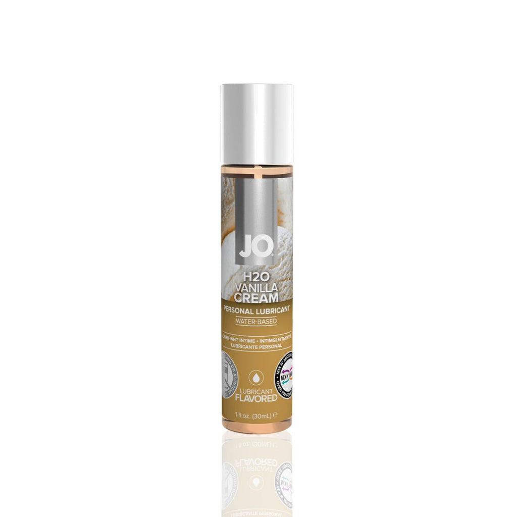 JO (США) Змазка на водній основі JO H2O — Vanilla Cream (30 мл) без цукру, рослинний гліцерин