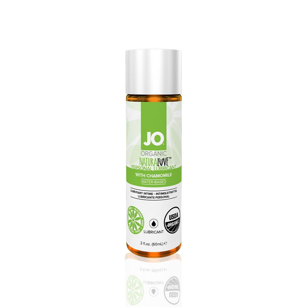 JO (США) Змазка на водній основі JO NATURALOVE — ORGANIC (60 мл) з екстрактом листя агави та ромашки