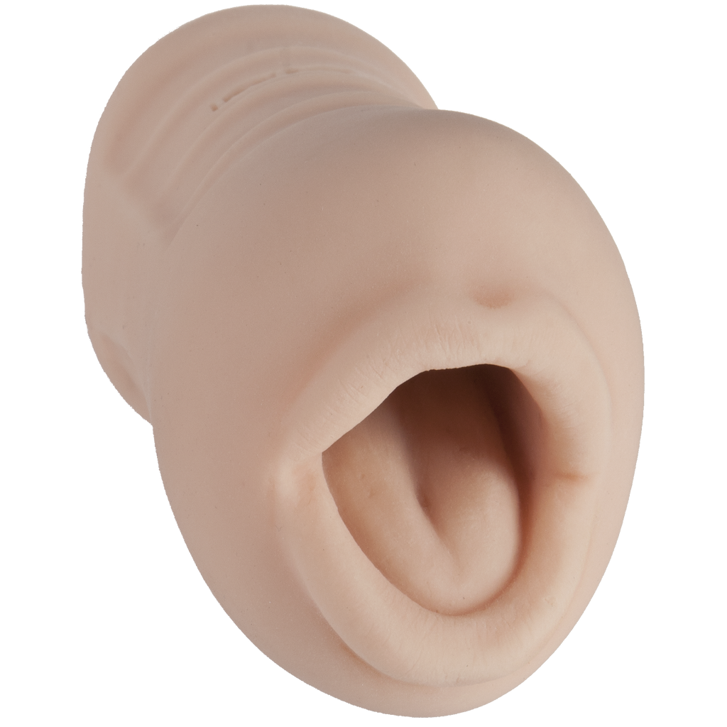 Doc Johnson (США) Мастурбатор-ротик Doc Johnson Sasha Grey - Ultraskyn Deep Throat Pocket Pal