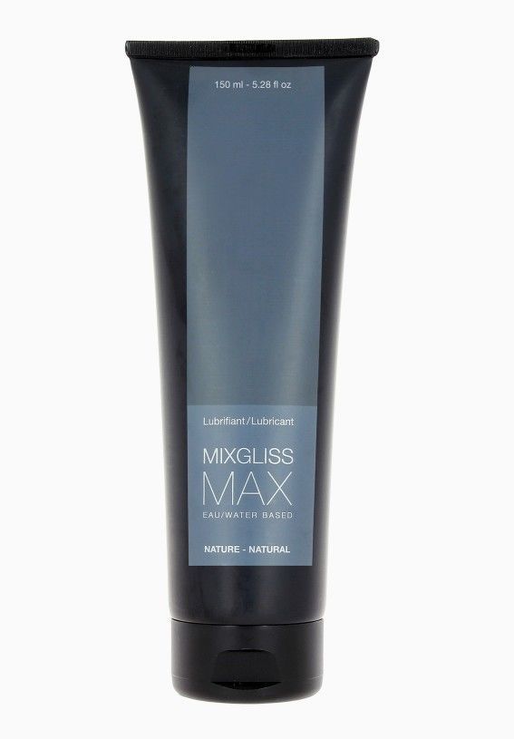 MixGliss (Франція) Анальний гель-змазка MixGliss MAX NATURE (150 мл) на водній основі з екстрактом алое