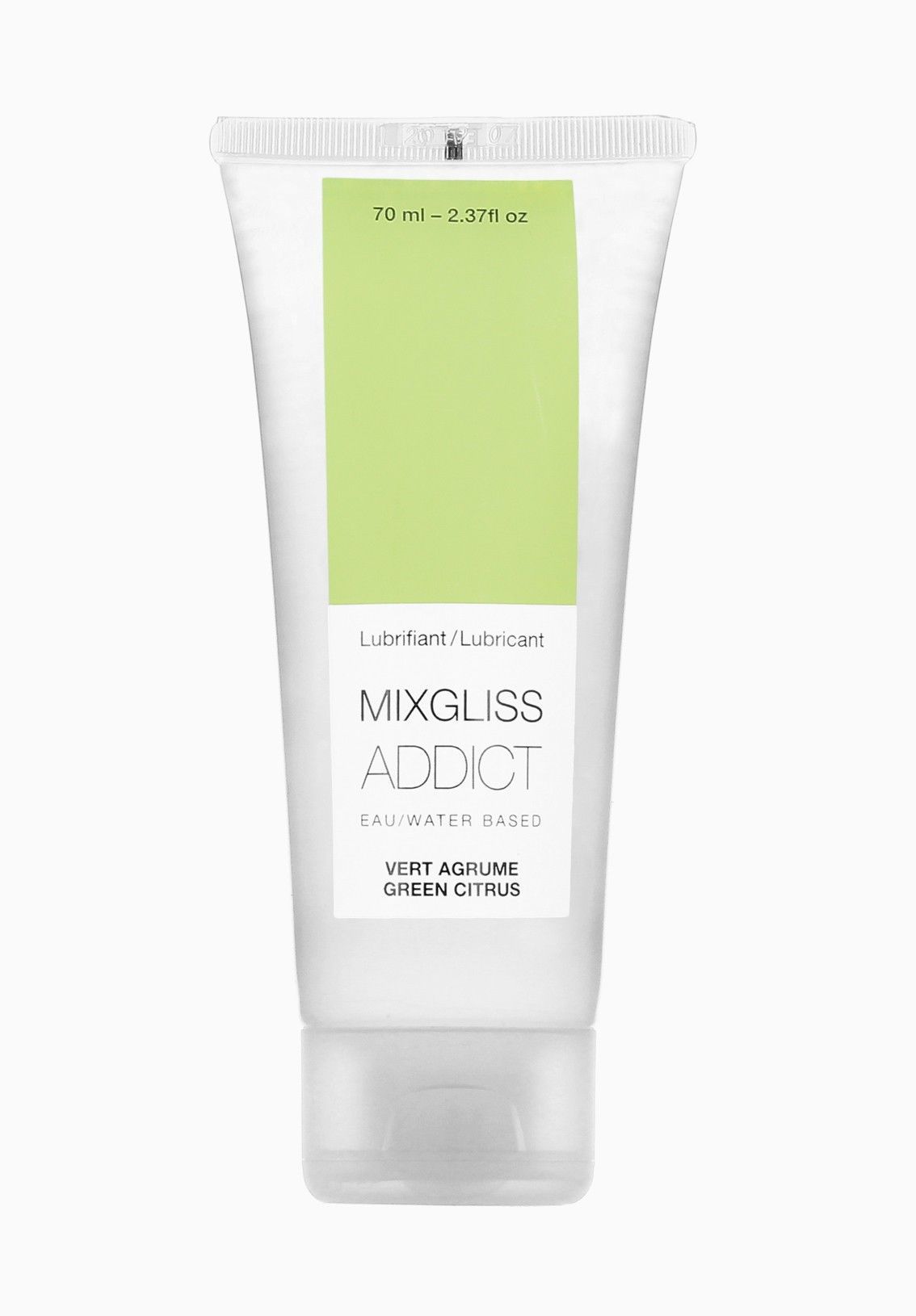 MixGliss (Франція) Лубрикант на водній основі MixGliss Addict Green Citrus (70 мл) лайм