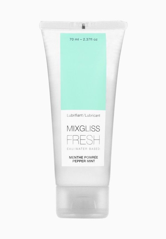 MixGliss (Франція) Лубрикант на водній основі MixGliss FRESH Pepper mint (70 мл) перцева м’ята