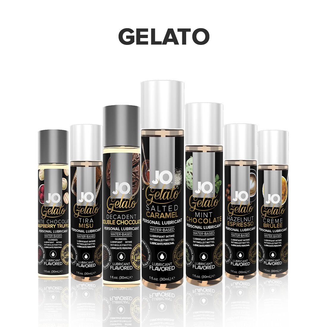 Лубрикант на водной основе JO GELATO Salted Caramel (120 мл) без сахара, парабенов и гликоля