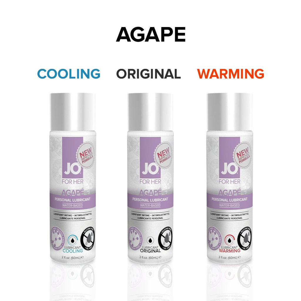 JO (США) Розігрівальна змазка JO AGAPE — WARMING (60 мл) без гліцерину, гліколю та парабенів