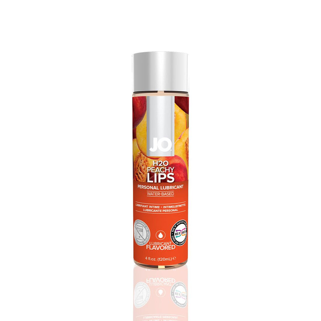 Лубрикант на водной основе JO H2O — Peachy Lips (120 мл) без сахара, растительный глицерин