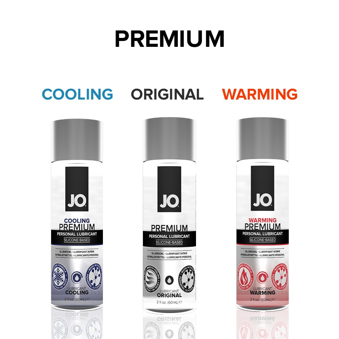 JO (США) Лубрикант на силіконовій основі JO PREMIUM — ORIGINAL (480 мл) без консервантів