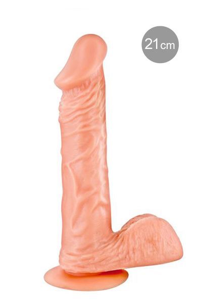 Фаллоимитатор Real Body — Real Jayson Flesh, TPE, диаметр 4 см
