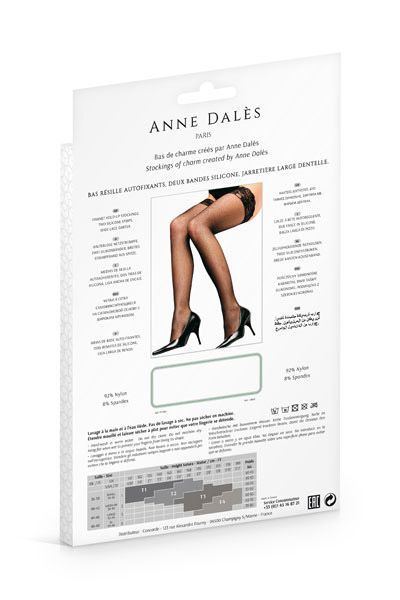 Anne De Ales (Франція) Панчохи Anne De Ales CAMILLA T1 Black