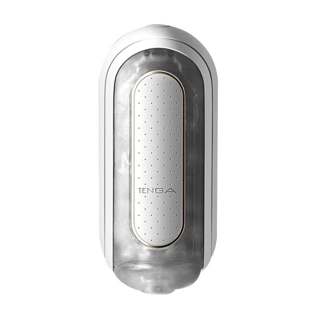 Tenga (Япония) Вібромастурбатор Tenga Flip Zero Electronic Vibration White, змінна інтенсивність, розкладний