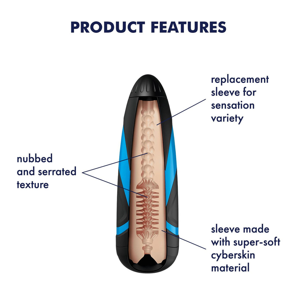 Satisfyer (Німеччина) Запасний рукав-вставка для мастурбатора Satisfyer Men TORNADO BLISS