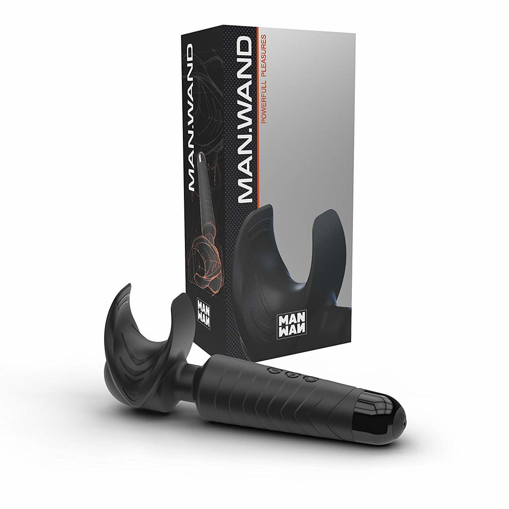 Manwan (Франція) Мастурбатор-вібромасажер Manwan MAN.WAND, відмінно для пар, вібро-мінет, 20 режимів