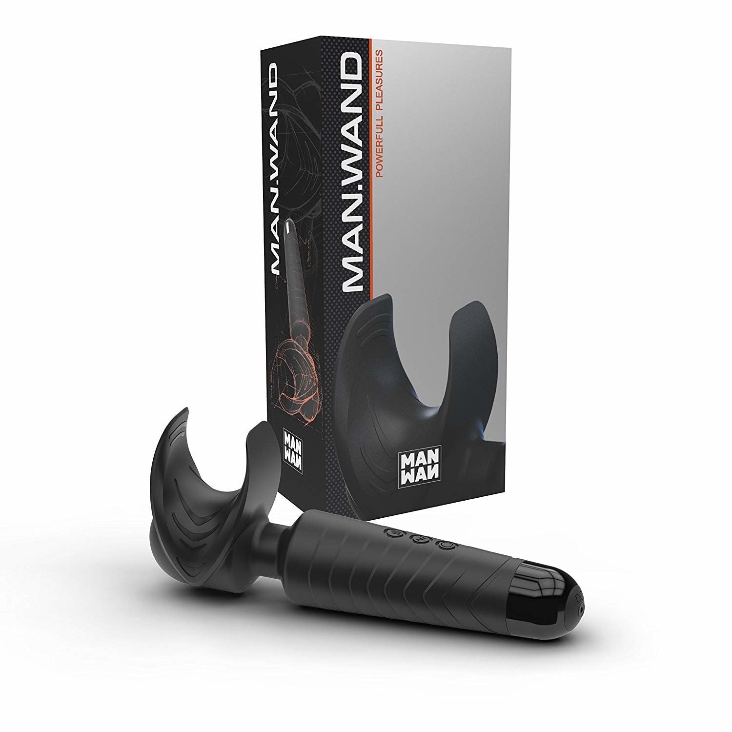 Manwan (Франція) Мастурбатор-вібромасажер Manwan MAN.WAND, відмінно для пар, вібро-мінет, 20 режимів