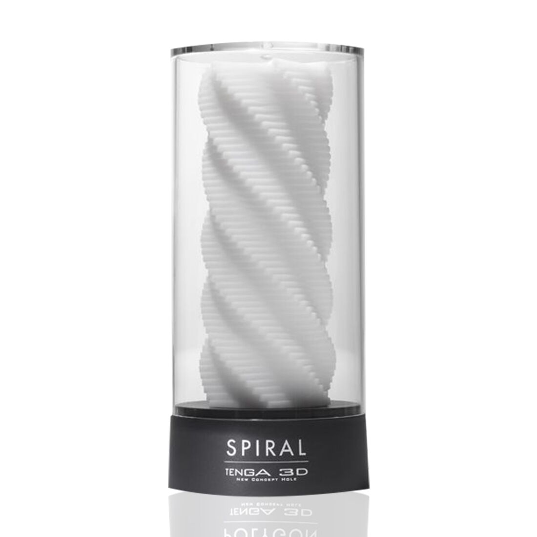 Tenga (Япония) Мастурбатор Tenga 3D Spiral, дуже ніжний, з антибактеріального еластомеру зі сріблом