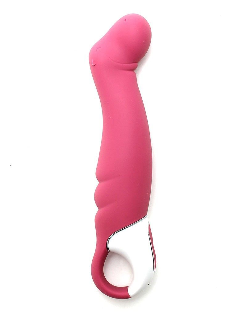 Мощный вибратор Satisfyer Vibes Petting Hippo с гибким стволом, литиевый силикон, 12 режимов