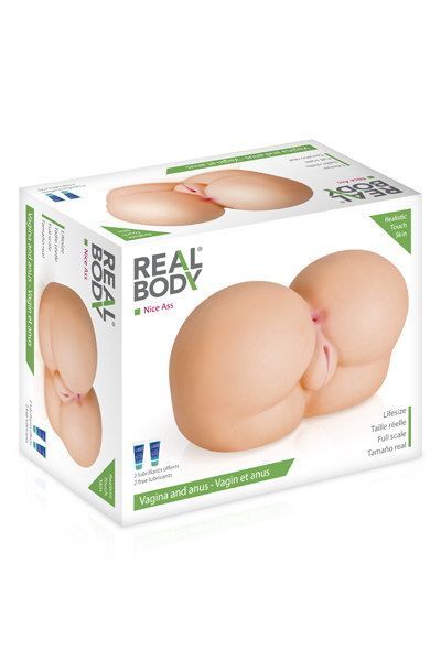 Real Body (Франція) Мастурбатор-попка Real Body — Nice Ass, два входи: вагіна та попка