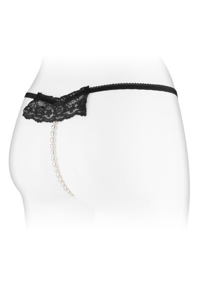 Fashion Secret (Франція) Трусики-стрінги з перлинною ниткою Fashion Secret KATIA Black