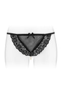 Fashion Secret (Франція) Трусики-стрінги з перлинною ниткою Fashion Secret KATIA Black