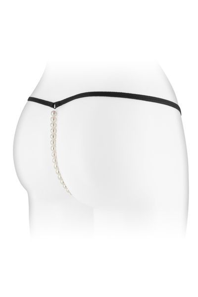Fashion Secret (Франція) Трусики-стрінги з перлинною ниткою Fashion Secret VENUSINA Black