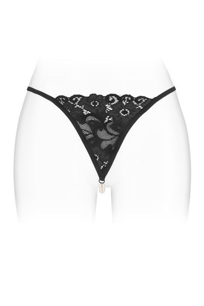 Fashion Secret (Франція) Трусики-стрінги з перлинною ниткою Fashion Secret VENUSINA Black