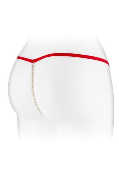 Fashion Secret (Франція) Трусики-стрінги з перлинною ниткою Fashion Secret VENUSINA Red