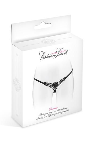 Fashion Secret (Франція) Трусики-стрінги з доступом Fashion Secret DANUTA Black