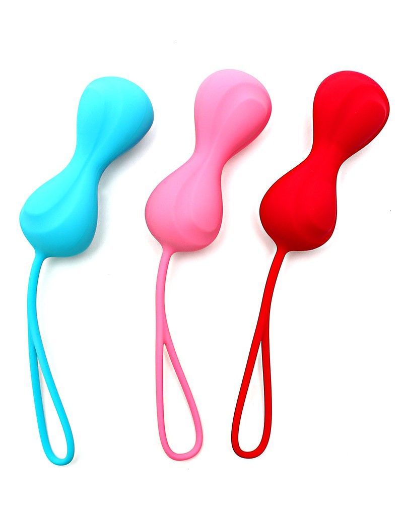 Satisfyer (Німеччина) Вагінальні кульки Satisfyer Power Balls (3 пари), діаметр 3,4см, маса 60-76-92г, з кулькою всередині