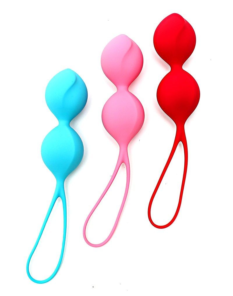 Satisfyer (Німеччина) Вагінальні кульки Satisfyer V Balls (3 пари), діаметр 3,4 см, маса 79-114-150г, монолітні