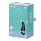 Вакуумный клиторальный стимулятор Satisfyer Pro 3 Vibration с вибрацией и очень мягким наконечником