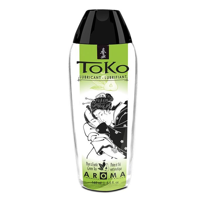 Shunga (Канада) Лубрикант на водній основі Shunga Toko AROMA – Pear & Exotic Green Tea (165 мл), не містить цукру