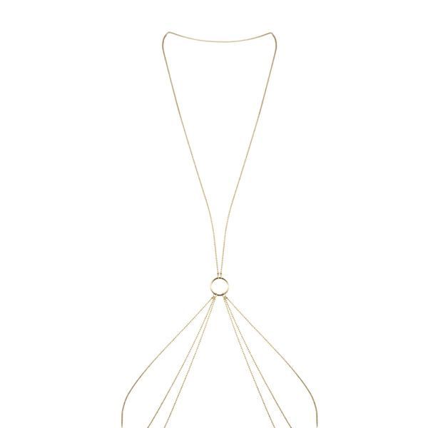 Bijoux Indiscrets (Іспанія) Ланцюжок для тіла Bijoux Indiscrets Magnifique 8 Body Chain - Gold, прикраса для тіла