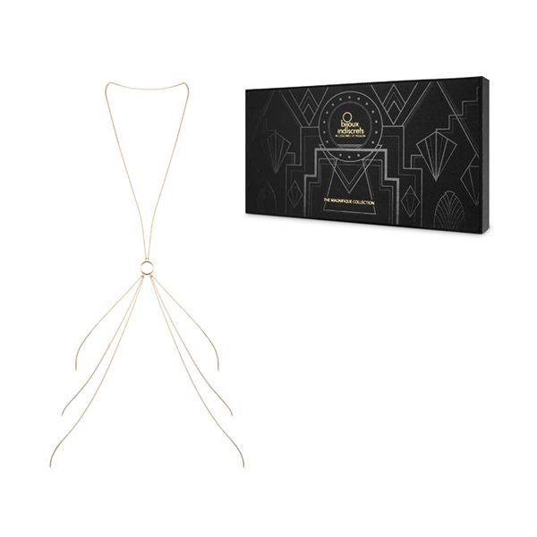 Bijoux Indiscrets (Іспанія) Ланцюжок для тіла Bijoux Indiscrets Magnifique 8 Body Chain - Gold, прикраса для тіла
