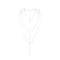 Bijoux Indiscrets (Іспанія) Ланцюжок для спини Bijoux Indiscrets Magnifique Back and Cleavage Chain - Silver, прикраса для тіла
