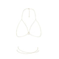 Bijoux Indiscrets (Іспанія) Ланцюжок портупея Bijoux Indiscrets Magnifique Bra Chain - Gold, прикраса на тіло