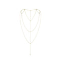 Bijoux Indiscrets (Іспанія) Ланцюжок для спини Bijoux Indiscrets Magnifique Back and Cleavage Chain - Gold, прикраса для тіла