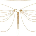 Ланцюжок на трусики або ліф Bijoux Indiscrets MAGNIFIQUE Waist Chain - Gold, прикраса на тіло