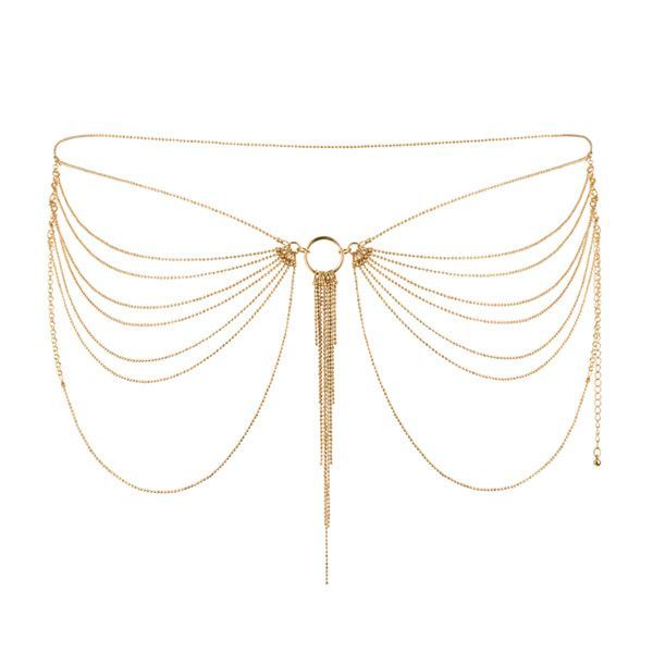 Bijoux Indiscrets (Іспанія) Ланцюжок на трусики або ліф Bijoux Indiscrets MAGNIFIQUE Waist Chain - Gold, прикраса на тіло