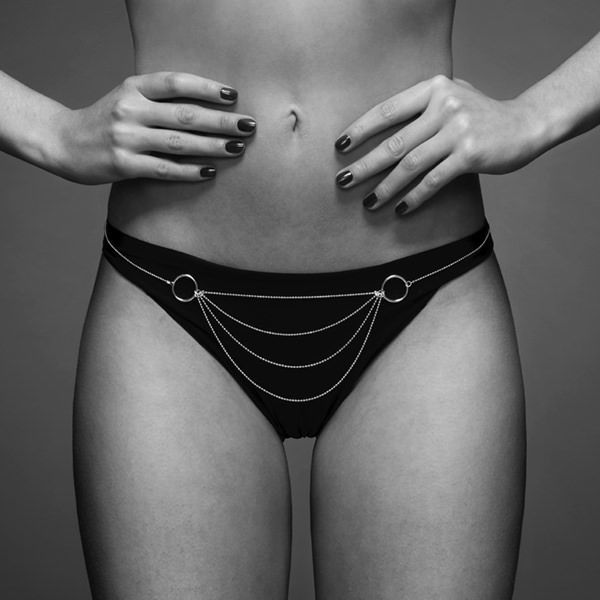 Bijoux Indiscrets (Іспанія) Ланцюжок-трусики Bijoux Indiscrets Magnifique Bikini Chain – Gold, прикраса для тіла