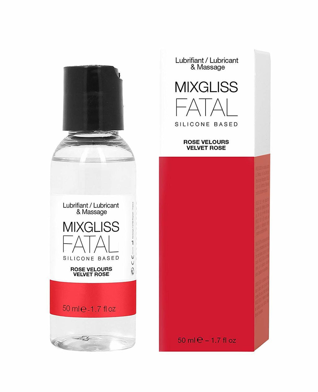MixGliss (Франція) Лубрикант на силіконовій основі MixGliss FATAL - VALVET ROSE (50 мл) з ароматом оксамитової троянди