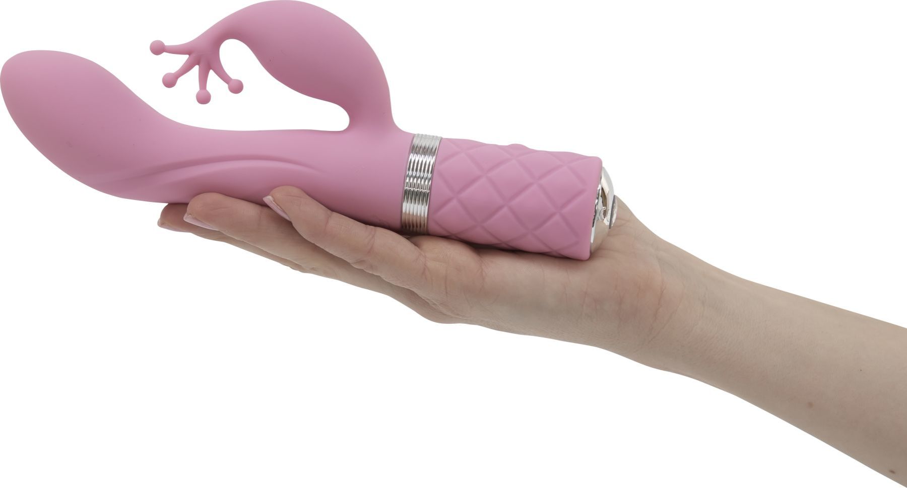 Pillow Talk (Канада) Розкішний вібратор-кролик Pillow Talk - Kinky Pink з кристалом Сваровські, потужний