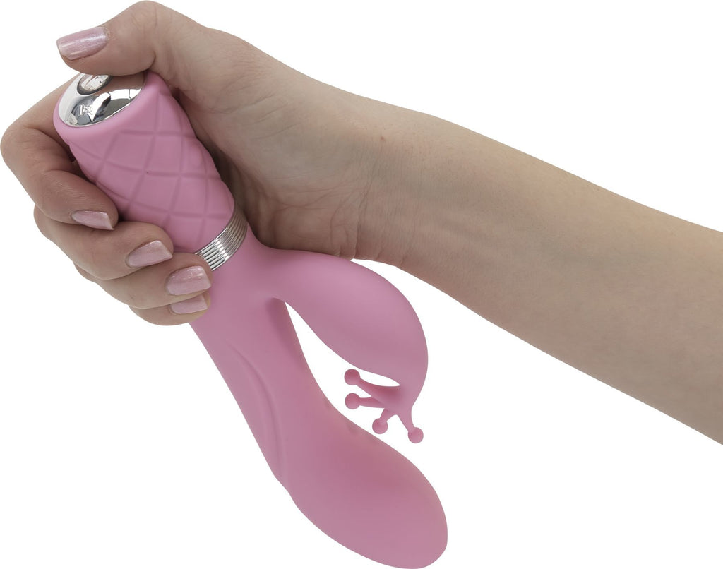 Pillow Talk (Канада) Розкішний вібратор-кролик Pillow Talk - Kinky Pink з кристалом Сваровські, потужний