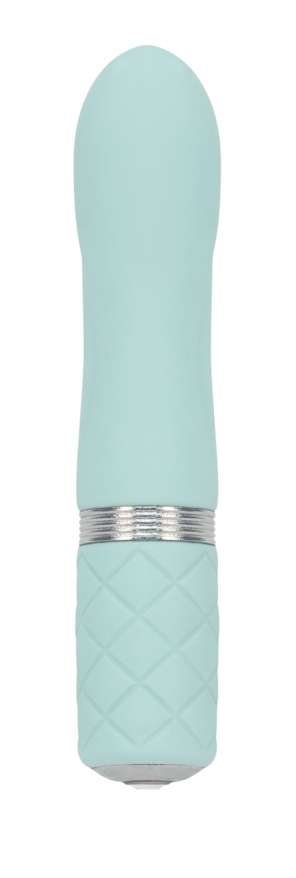 Розкішний вібратор PILLOW TALK - Flirty Teal з кристалом Swarovski, гнучка голов