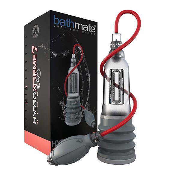 Bathmate (Великобританія) Гідропомпа Bathmate HydroXtreme 7 Wide Boy для члена довжиною від 12,5 до 18 см, діаметр до 5,5 см