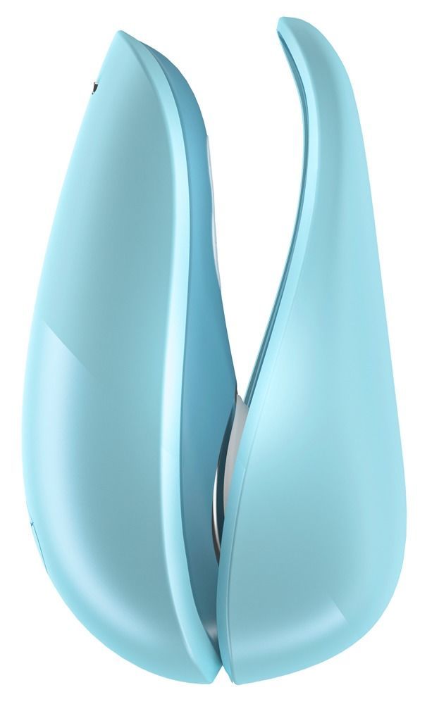 Womanizer (Німеччина) Вакуумний кліторальний стимулятор Womanizer Liberty Blue, магнітна кришка, 2 насадки