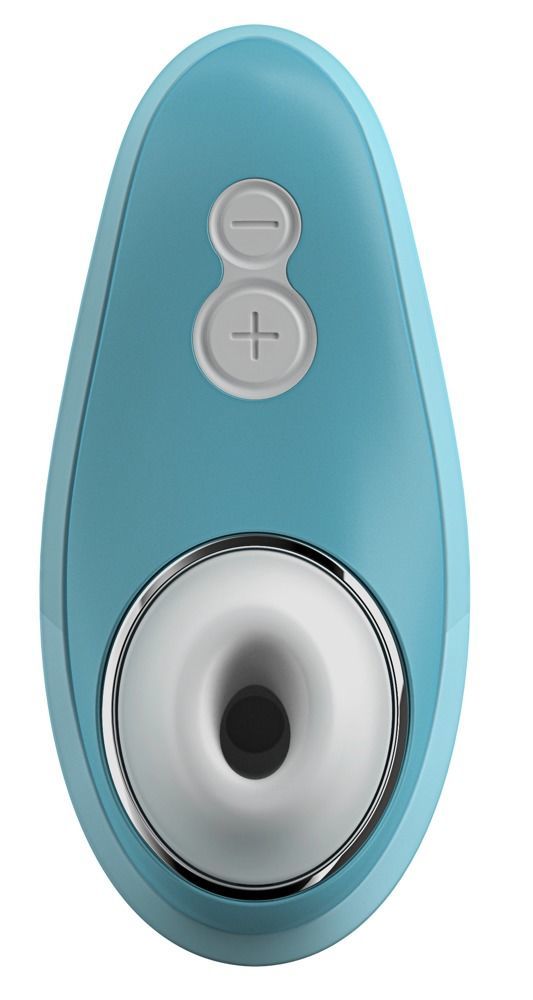 Womanizer (Німеччина) Вакуумний кліторальний стимулятор Womanizer Liberty Blue, магнітна кришка, 2 насадки