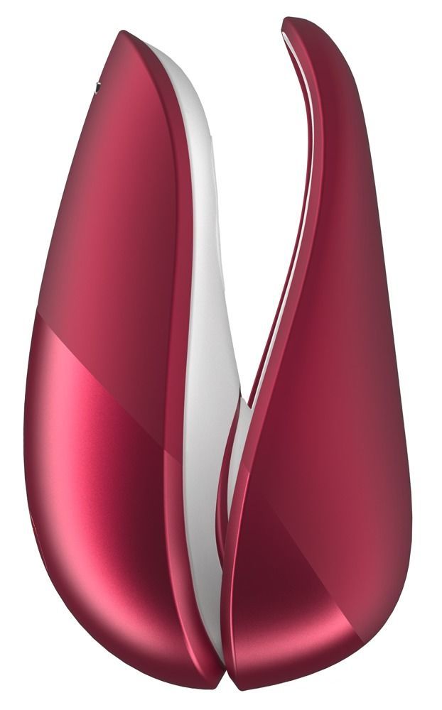 Womanizer (Німеччина) Вакуумний кліторальний стимулятор Womanizer Liberty Red, магнітна кришка, 2 насадки