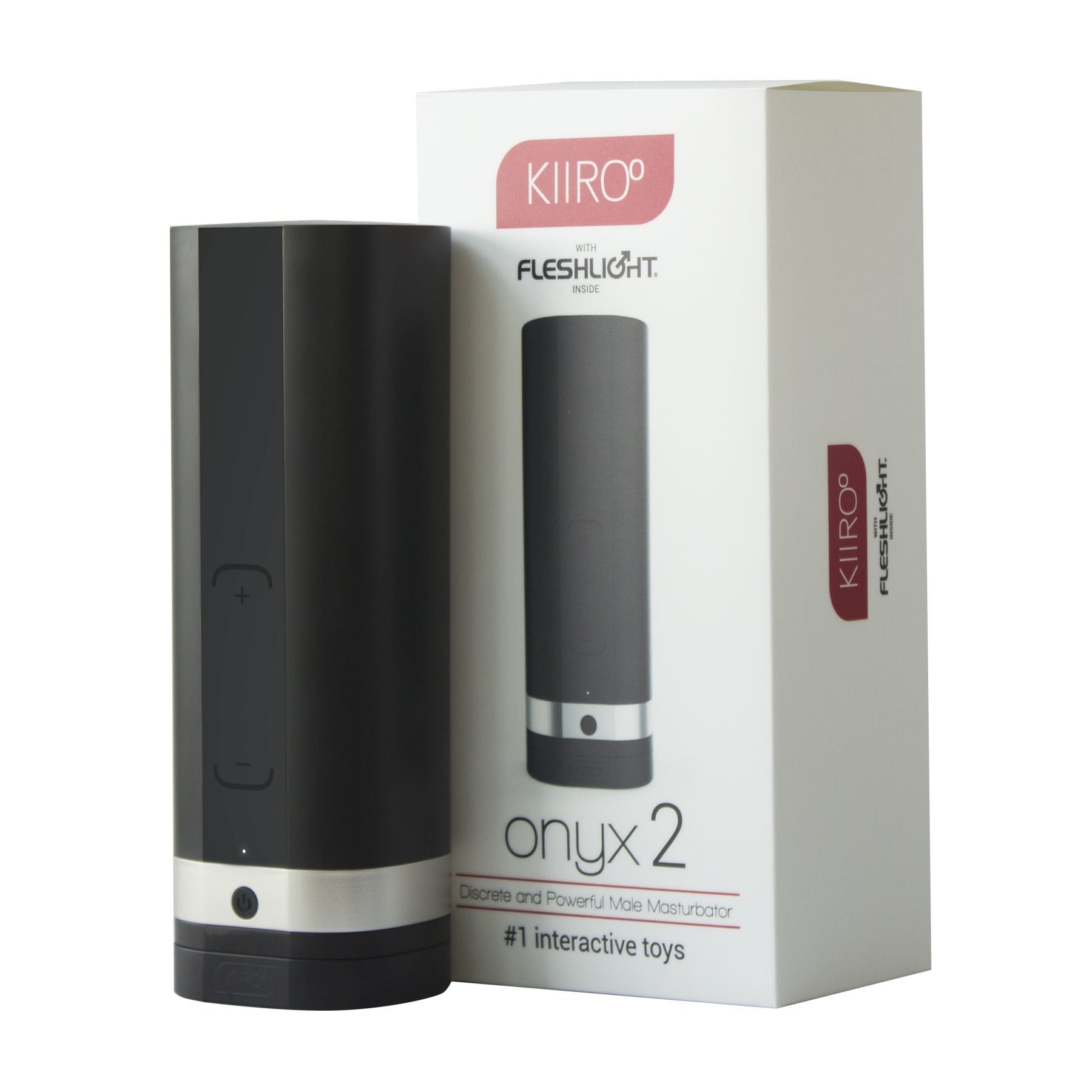 Kiiroo (Нідерланди) Інтерактивний мастурбатор Kiiroo Onyx 2, 10 стискальних кільця, не треба рухати, теледільдоніка